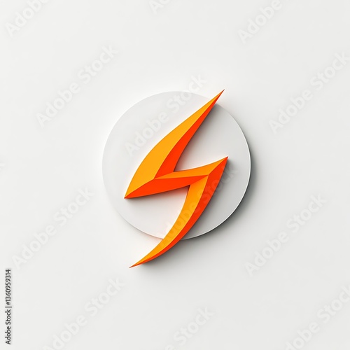 3d electricity logo