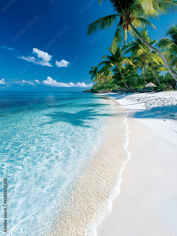 Fototapeta premium Tropical Beach Paradise Seascape