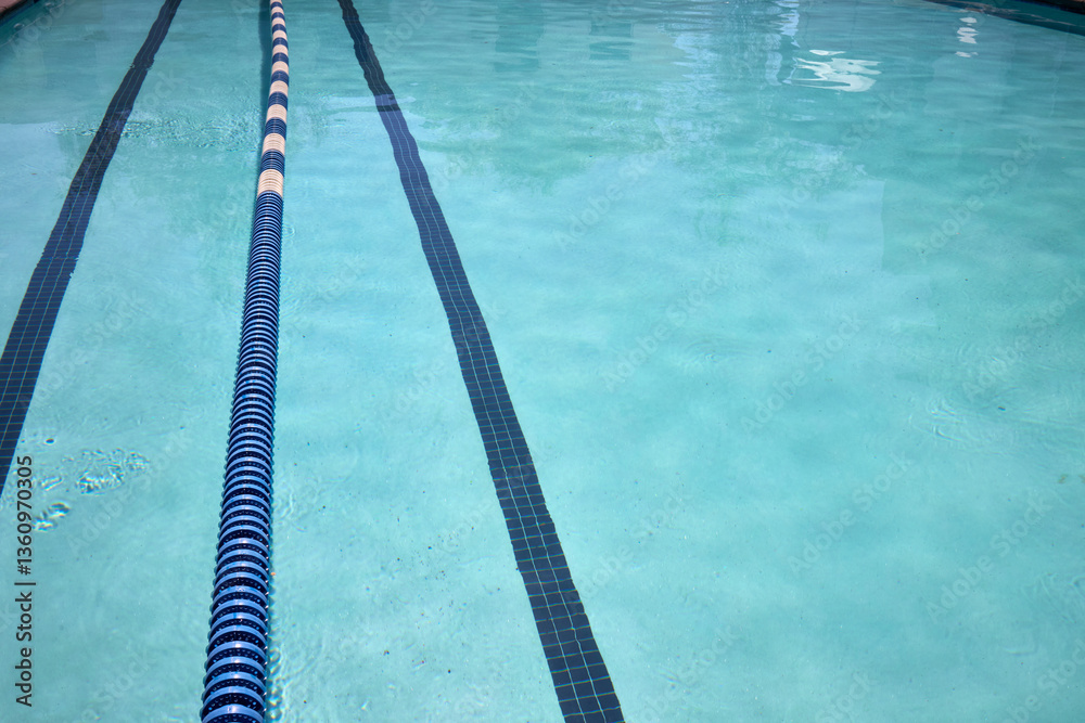Obraz premium Pool with Swimming Lanes