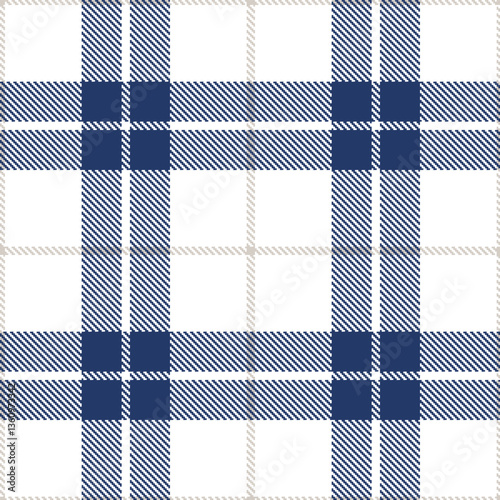Modern Seamless Tartan in Pale White tones Textile Design Variant 1512