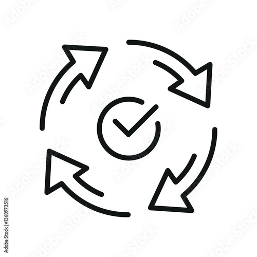 vector arrow icon refresh recicle