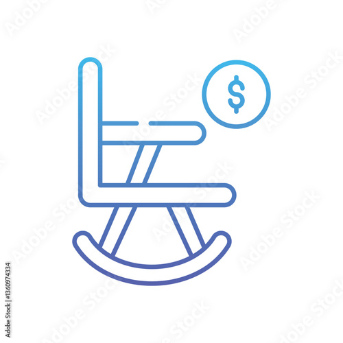 pension Vector icon