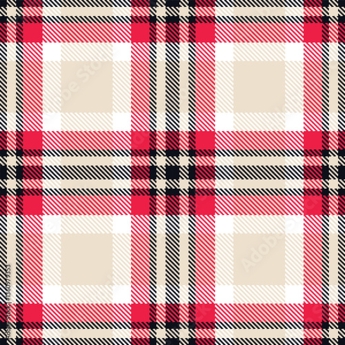 Modern Cool Almost Black Seamless Tartan Textile Design Variant 1619