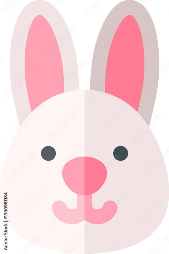 rabbit Illustration on a white background. rabbit Illustration on a white background.