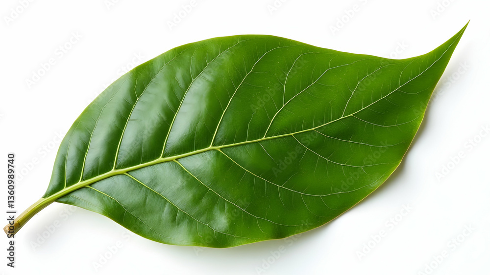 Obraz premium Fine Vein Structure of Premium Mediterranean Bay Leaves
