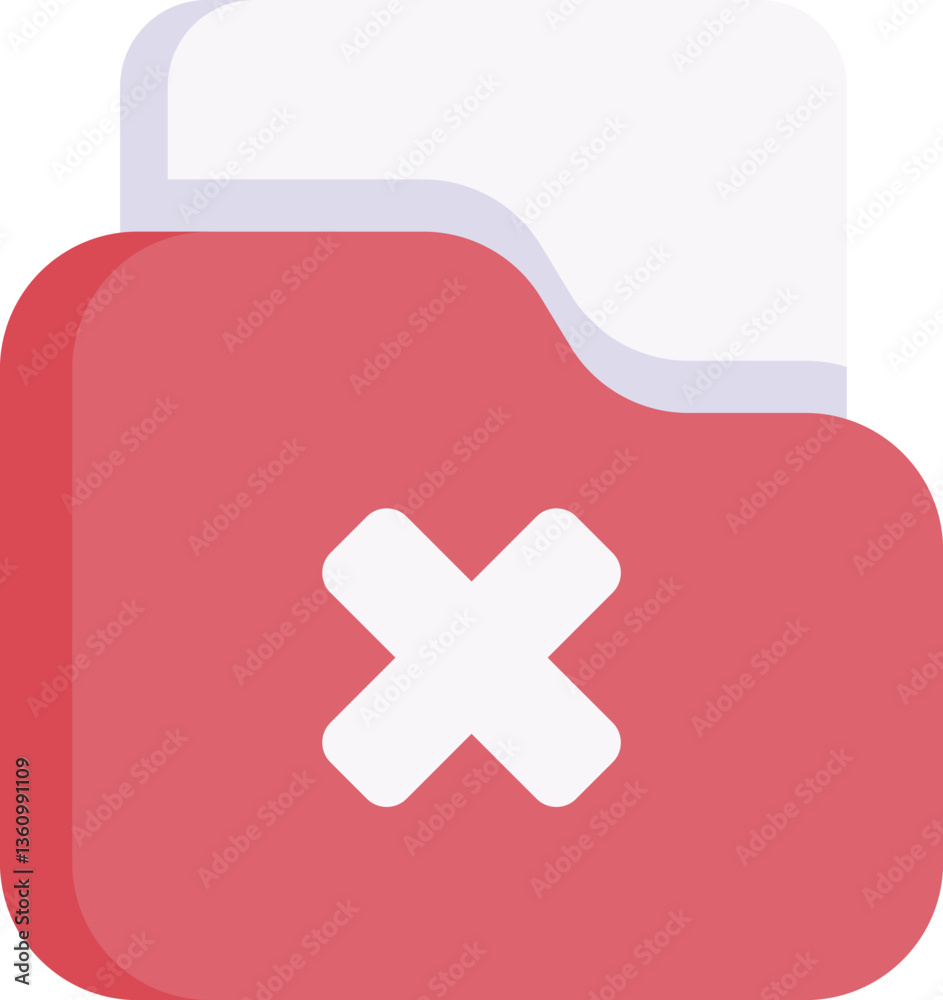 Obraz premium folder Illustration on a white background.