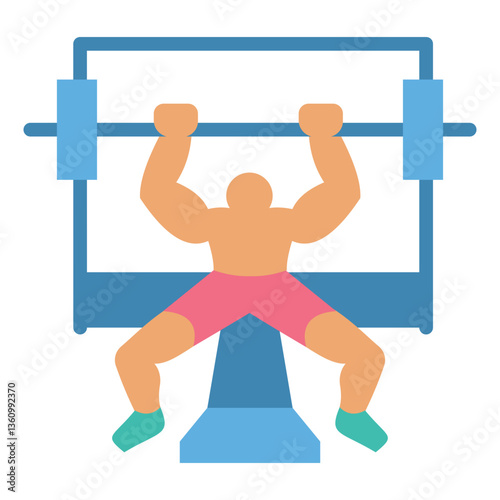 Bench Press Icon