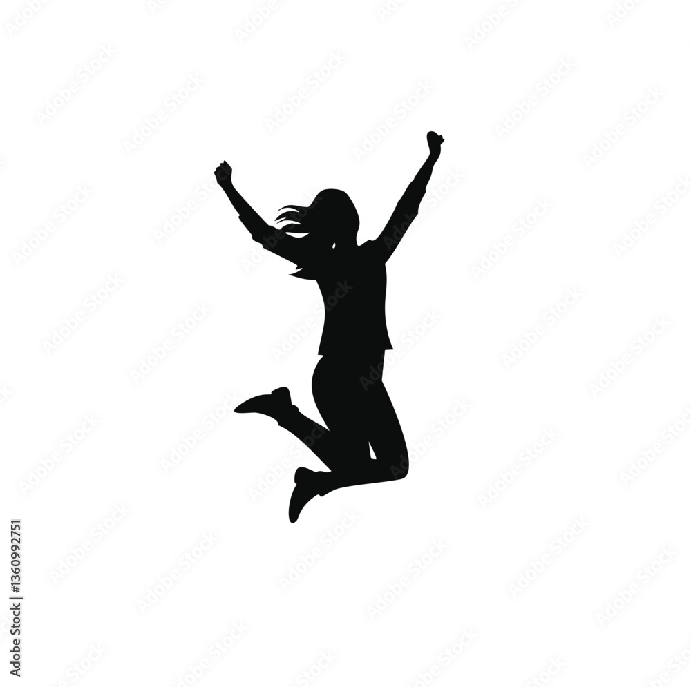 silhouette of jumping man silhouette of jumping man