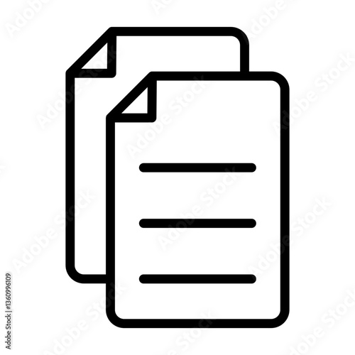 Paper Files Icon