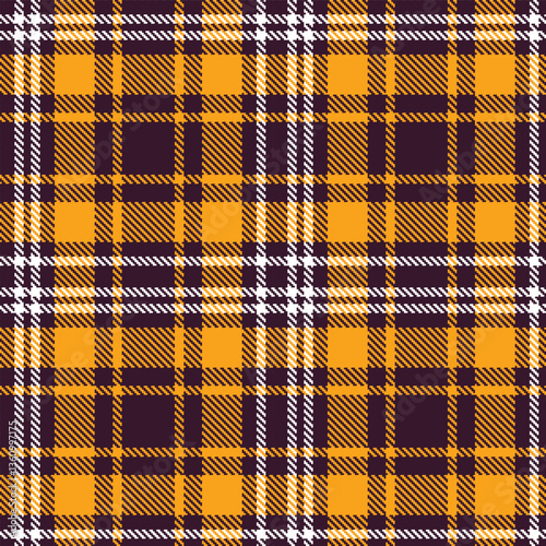 Modern Seamless Tartan in Iridescent Dark Plum tones Textile Design Variant 2017