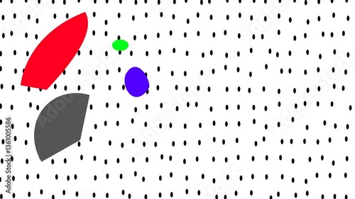 Abstract Cyber Chaos: Digital Particles in Motion