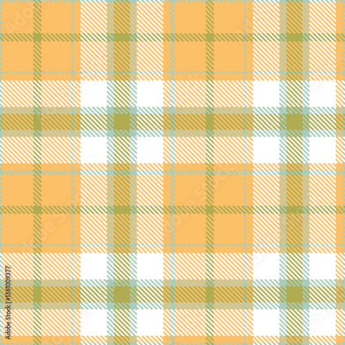 Modern Metallic Pale Teal Seamless Tartan Textile Design Variant 2295