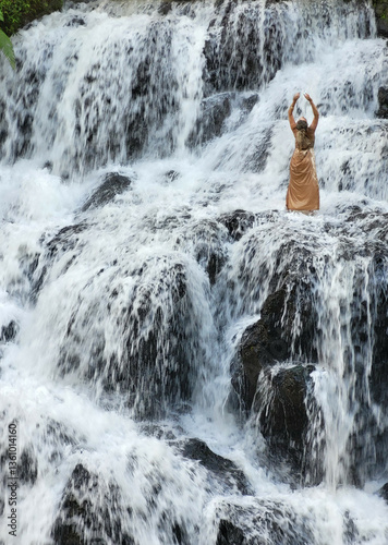 Uma Anyar Warterfall, Bali island, Indonesia