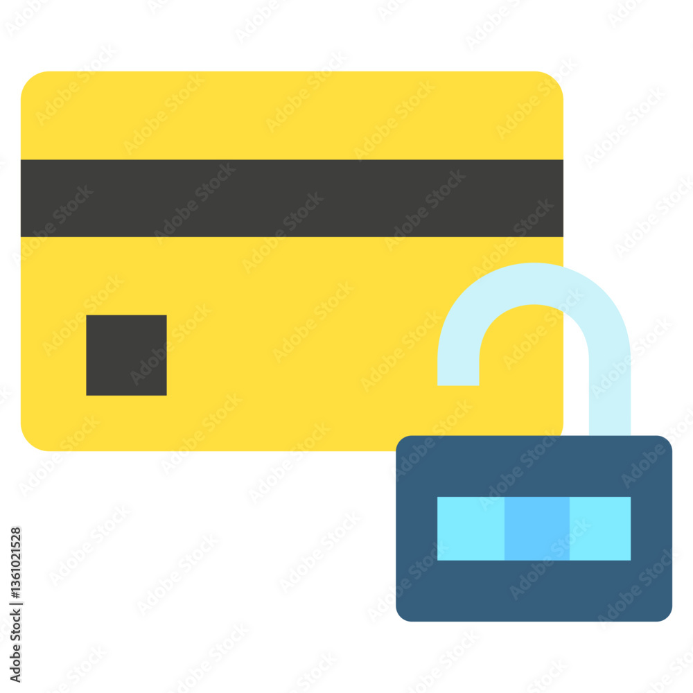 Fototapeta premium Activation flat color icon, mini illustration. use for economy, business, finance, ecommerce, payment service UI, UX kit, app and web development, digital or print.