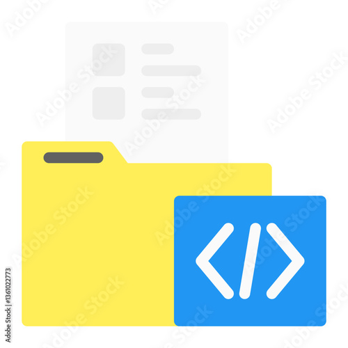 file encoding. This is a vector single icon with a flat style. Suitable for any purpose, such as website design, mobile app design, logo design, pattern design, etc