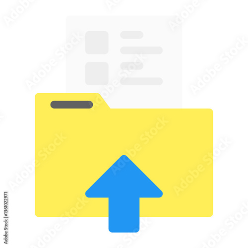 upload file. This is a vector single icon with a flat style. Suitable for any purpose, such as website design, mobile app design, logo design, pattern design, etc