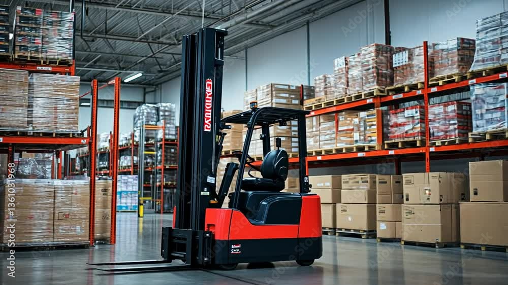 Efficient Forklift Operations in Warehouse: Material Handling and Logistics Solutions