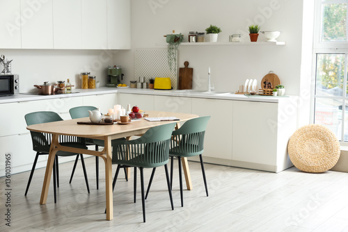 Interior of modern kitchen ...