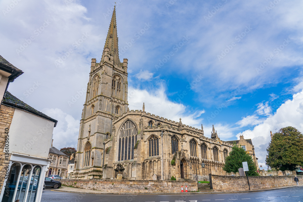 Obraz premium All Saints Church in Stamford, England