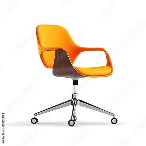 modern office chair 3D render