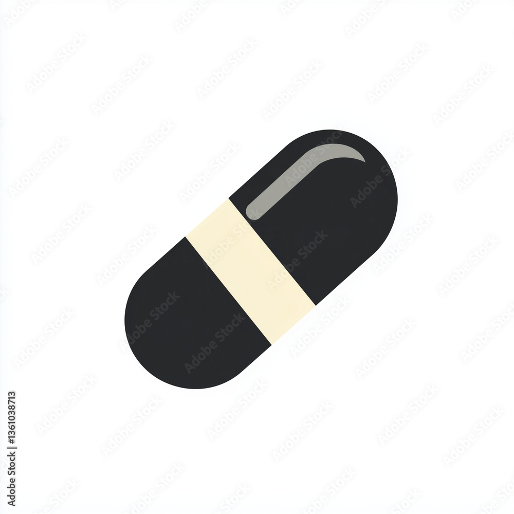 vector illustration of a pill vector illustration of a pill