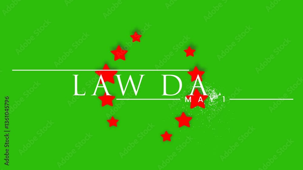 Law Day text animation with US flag waving , 4k video Law Day text animation with US flag waving , 4k video