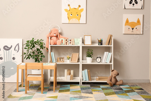 Interior of children room w...