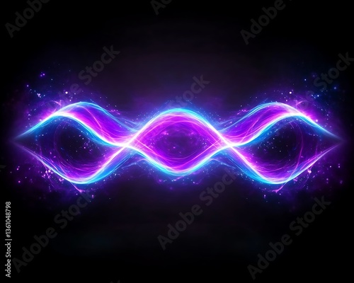 Neon Wave Abstract Design (1)
