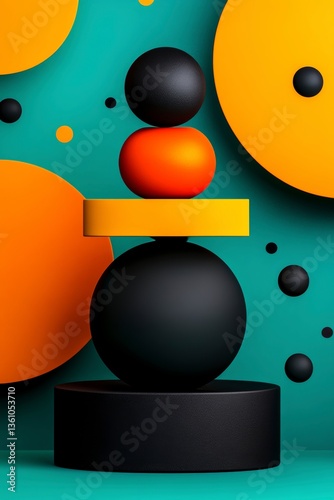 Surreal minimalist magazine cover showcasing vibrant color themes and imaginative design elements to inspire creativity