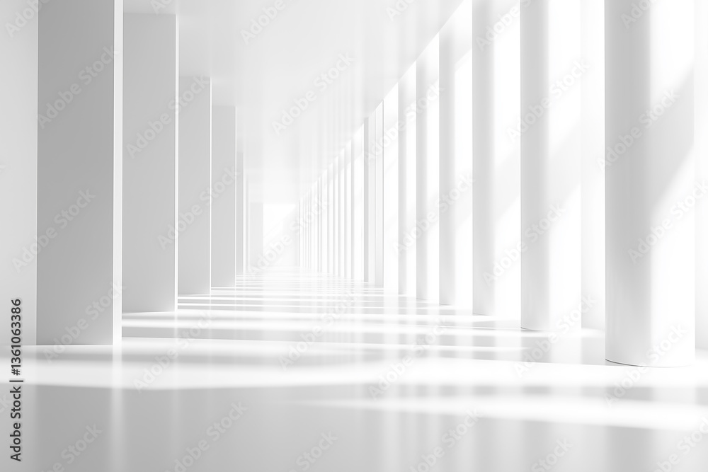 Abstract White 3D Interior Architecture Background of Bright Modern Window Light Building Structure. Architectural Structure Design Backdrop for Presentation Abstract White 3D Interior Architecture Background of Bright Modern Window Light Building Structure. Architectural Structure Design Backdrop for Presentation