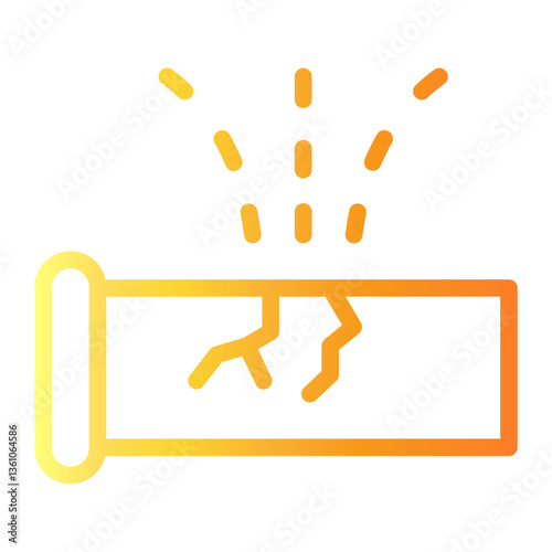 leak Line Gradient Icon