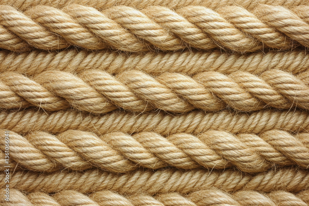 Detailed image of coiled rope showing natural fiber textures perfect for marine applications and craft projects Detailed image of coiled rope showing natural fiber textures perfect for marine applications and craft projects