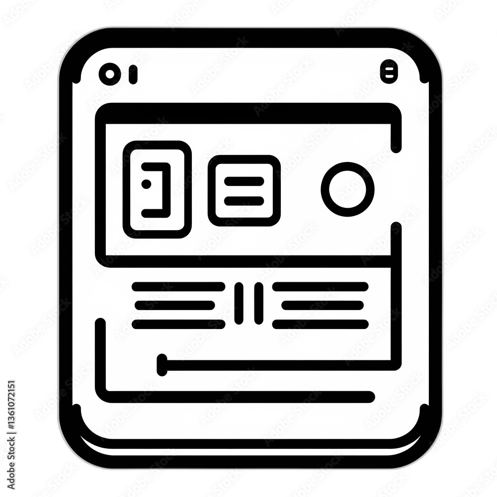 모바일 사용자 인터페이스를 나타내는 아이콘 디자인,AI 생성 모바일 사용자 인터페이스를 나타내는 아이콘 디자인,AI 생성