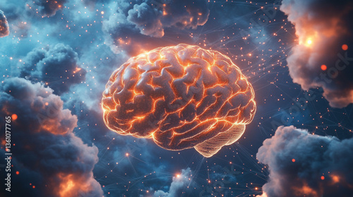 Human brain digital version
