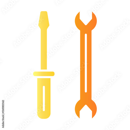 screwdriver Gradient icon