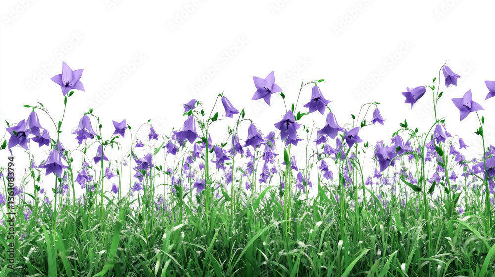 Naklejka premium Spring's Arrival Vibrant Nature Flowers and Nowruz & Ostara Traditions