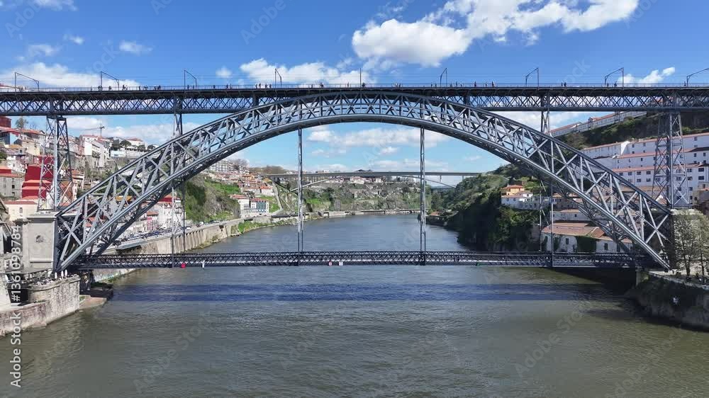 Porto Skyline At Porto In District Of Porto Portugal. Coastal City. Luis I Bridge Landscape. Boat Sailing. Porto Skyline In Portugal. Portugal Skyline. Travel Landscape. Porto Skyline At Porto In District Of Porto Portugal. Coastal City. Luis I Bridge Landscape. Boat Sailing. Porto Skyline In Portugal. Portugal Skyline. Travel Landscape.