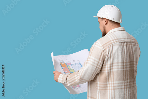 Young male engineer with dr...