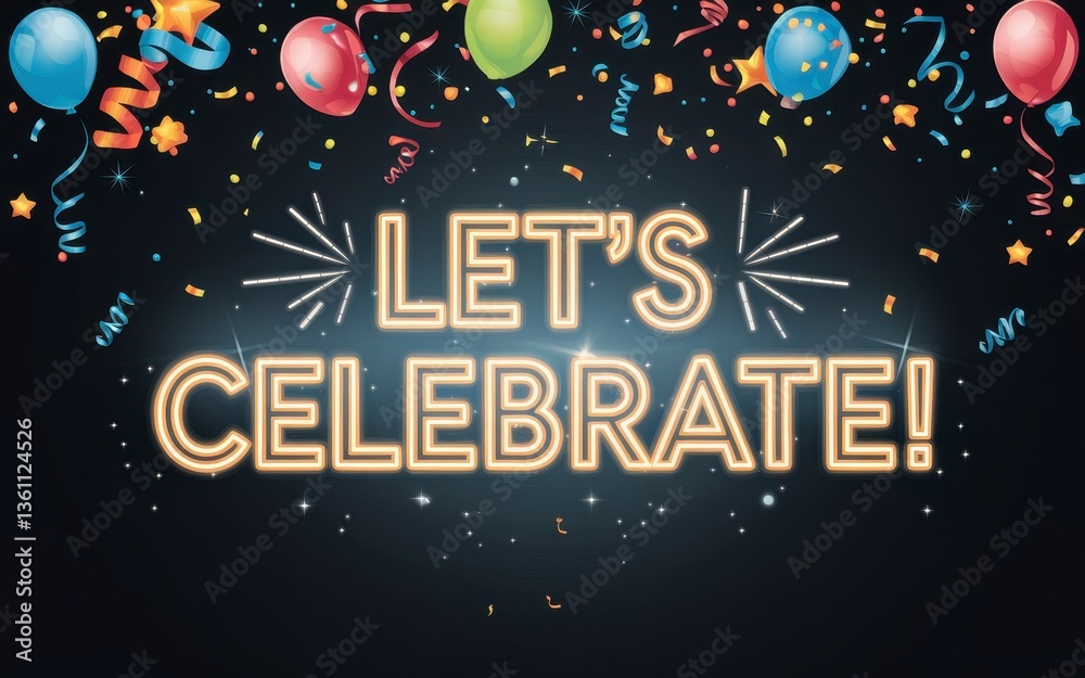 Naklejka premium A banner that says