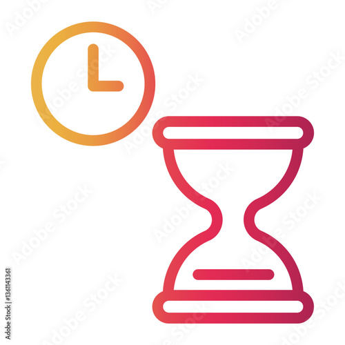 sand Line Gradient Icon