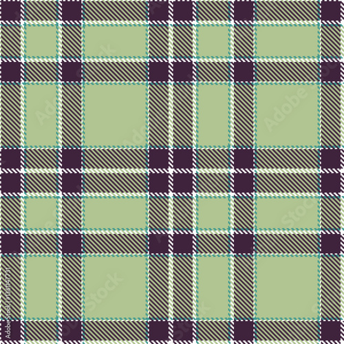 Modern Seamless Tartan in Iridescent White tones Textile Design Variant 1252