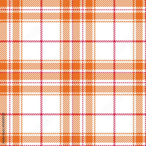 Modern Seamless Tartan in Warm White tones Textile Design Variant 1549