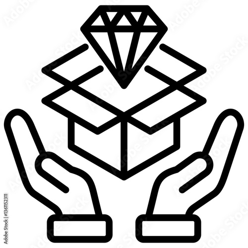 Value Proposition Icon Lineal Syle