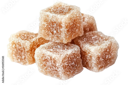 brown sugar cubes - sweet treats closeup