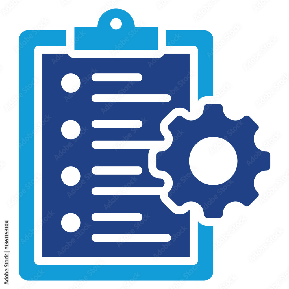 Plant Operation Icon Dual Tone Color Style Plant Operation Icon Dual Tone Color Style