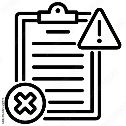 Event Log Icon Lineal Syle