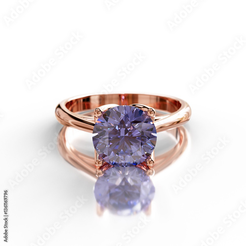 Unique Cathedral-Style Diamond Ring