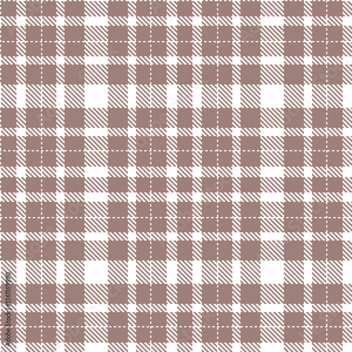 Modern Metallic White Seamless Tartan Textile Design Variant 2523