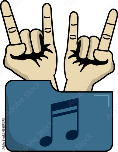 Rockstar Music Design Element Set