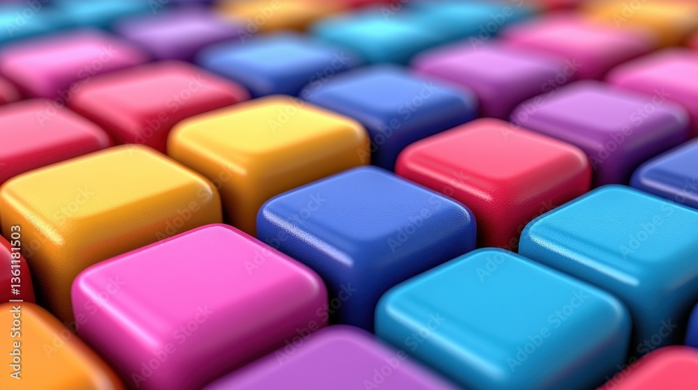 Colorful cubes background, design, texture Colorful cubes background, design, texture